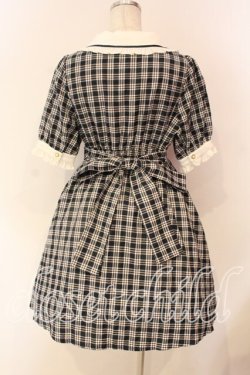画像3: Amavel / ブローチ付きチェックワンピース F ネイビー O-25-12-23-049-CA-OP-YM-OS