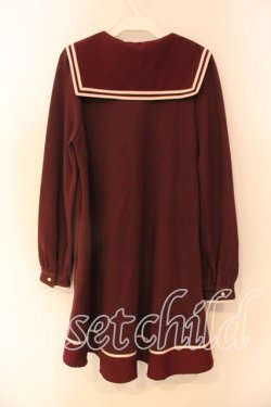 画像3: Amavel / セーラースウェットワンピース F ワイン O-25-12-23-052-CA-OP-YM-OS