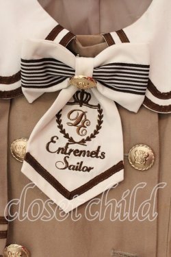 画像2: Amavel / タイ付きケープワンピース F ブラウン O-25-12-23-053-CA-OP-YM-OS