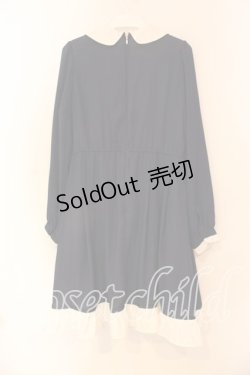 画像3: axes femme POETIQUE / レース切り替えワンピース M コン O-25-12-23-054-AX-OP-YM-OS