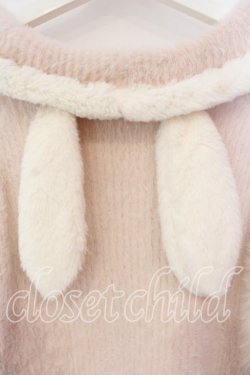 画像3: Amavel / うさみみシャギーニットプルオーバー F ピンク O-25-12-23-056-CA-TO-YM-OS