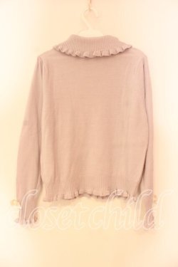 画像2: Amavel / テレコフリルタートルニット  ラベンダー O-25-12-23-057-CA-TO-YM-OS