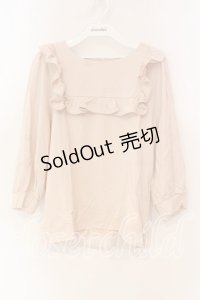 Franche Lippee / スクエアヨークプルオーバー  ピンク O-25-12-23-063-LO-TO-IG-OS