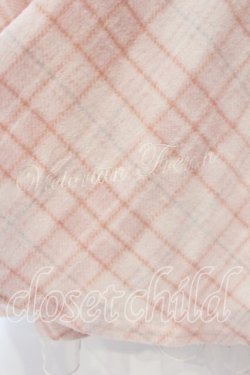 画像2: LIZ LISA / ロゴ刺繍ニット切り替えワンピース  ピンク×オフ O-25-12-23-065-LO-OP-IG-OS