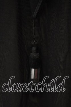 画像5: Jean Paul GAULTIER / ノースリーブパワーネット魔女フードトップス 40 ブラック O-25-12-23-004-GO-TO-YM-OS