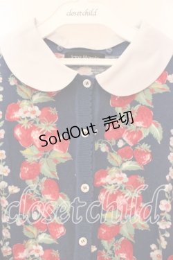 画像2: Jane Marple / Strawberry Topiaryのカーディガン Ｍ ネイビー O-25-12-23-070-JM-TO-IG-ZT216