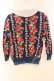 画像3: Jane Marple / Strawberry Topiaryのカーディガン Ｍ ネイビー O-25-12-23-070-JM-TO-IG-OS (3)