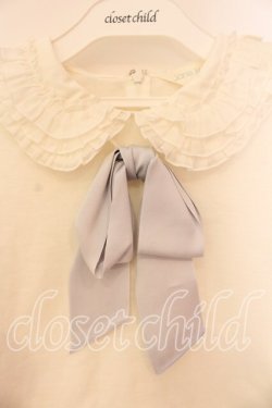 画像2: Jane Marple / Frill collar pullover プルオーバー Ｍ シロ O-25-12-23-071-JM-TO-IG-OS