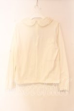 画像3: Jane Marple / Frill collar pullover プルオーバー Ｍ シロ O-25-12-23-071-JM-TO-IG-ZT216 (3)