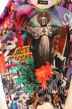 画像2: ALTER VENOMV / 総柄BIG Tシャツ  マルチ O-25-12-23-007-0-TS-YM-OS
