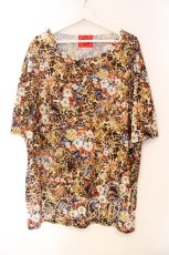 画像1: ALTER VENOMV / フラワーレオパードBIG Tシャツ  イエロー O-25-12-23-008-0-TS-YM-ZT360 (1)