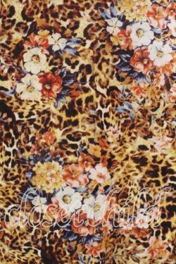 画像2: ALTER VENOMV / フラワーレオパードBIG Tシャツ  イエロー O-25-12-23-008-0-TS-YM-OS