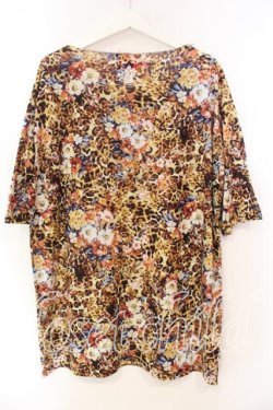 画像3: ALTER VENOMV / フラワーレオパードBIG Tシャツ  イエロー O-25-12-23-008-0-TS-YM-OS