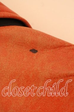 画像4: Jean Paul GAULTIER / ユーズドカウレザーテーラードジャケット 40 オレンジ O-25-12-23-001-GO-CO-YM-OS