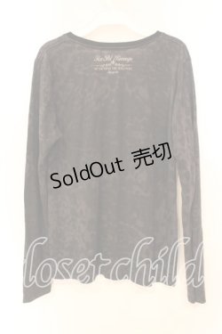 画像2: SEX POT ReVeNGe / グリッタープリントカットソー M ブラック O-25-12-23-012-SP-TO-YM-OS