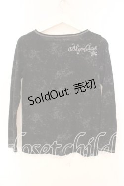 画像2: ALGONQUINS / ハットスカルプリントカットソー  ブラック O-25-12-23-013-AL-TO-YM-OS