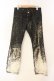 画像1: Jean Paul GAULTIER / ブリーチデニムパンツ W64 ブラック O-25-12-23-023-GO-PA-YM-OS (1)