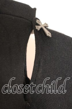 画像3: Moi-meme-Moitie / 十字架ボタンロングスリーブニット  ブラック O-25-12-23-024-MO-TO-IG-OS