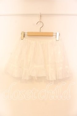 画像1: merry jenny / シアーレースフリルエプロン F ホワイト O-25-12-23-025-LO-ZA-YM-OS