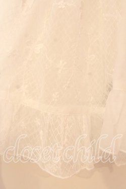 画像2: merry jenny / シアーレースフリルエプロン F ホワイト O-25-12-23-025-LO-ZA-YM-OS