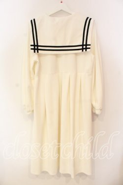 画像3: Candy Stripper / コーデュロイセーラーワンピース 2 ホワイト O-25-12-23-027-PU-OP-YM-OS