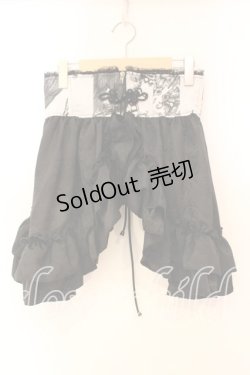 画像1: Qutie Frash / 2025プレミアム〜黒蝶〜ラップコルセット  ブラックｘシルバー O-25-12-23-029-QU-BL-YM-OS