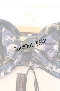 画像2: Qutie Frash / リボン帯コルセット  ブルー O-25-12-25-036-QU-TO-IG-ZT546