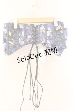 画像4: Qutie Frash / リボン帯コルセット  ブルー O-25-12-25-036-QU-TO-IG-ZT546