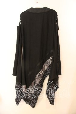 画像5: Qutie Frash / 着物チュニック  ブラック O-25-12-25-037-QU-OP-IG-OS