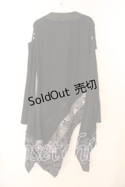 画像5: Qutie Frash / 着物チュニック  ブラック O-25-12-25-037-QU-OP-IG-OS