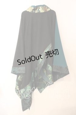 画像5: Qutie Frash / アシメ着物カーデ  ブラック×グリーン O-25-12-25-038-QU-JA-IG-OS