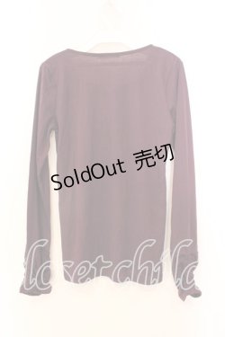 画像2: axes femme / パール使いインナープルオーバー M パープル O-25-12-25-006-AX-TO-IG-ZT230