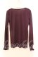 画像2: axes femme / パール使いインナープルオーバー M パープル O-25-12-25-006-AX-TO-IG-OS (2)