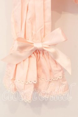 画像4: BABY,THE STARS SHINE BRIGHT / ロゴ刺繍入りリボンタイ付フリルブラウス【リボンタイ欠品】  ピンク O-25-12-25-041-BA-BL-IG-OS