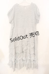 WONDERFUL WORLD / ピコフリルワンピース【お直しあり】  グレー O-25-12-25-047-LO-OP-IG-OS