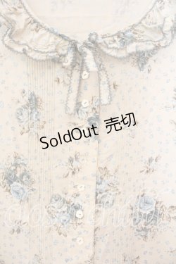 画像2: PINK HOUSE / アンティークローズ段々ワンピース【お直しあり】  アイボリー×サックス O-25-12-25-049-0-OP-IG-OS