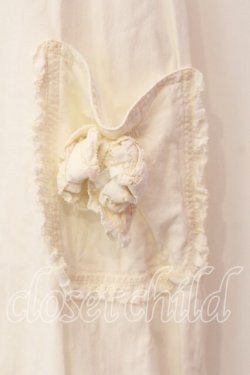 画像2: PINK HOUSE / 刺繍エプロン  アイボリー O-25-12-25-057-LO-OP-IG-OS