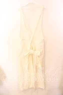 画像3: PINK HOUSE / 刺繍エプロン  アイボリー O-25-12-25-057-LO-OP-IG-OS