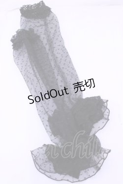 画像3: Angelic Pretty / ハートチュールPrincessアームウォーマー  クロ O-25-12-25-1045-AP-ZA-OW-ZT0104R