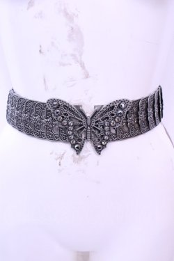 画像1: Ozz On / バタフライモチーフベルト  シルバー O-25-12-25-1049-OO-ZA-OW-OS