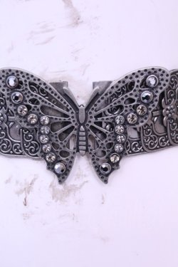 画像2: Ozz On / バタフライモチーフベルト  シルバー O-25-12-25-1049-OO-ZA-OW-OS