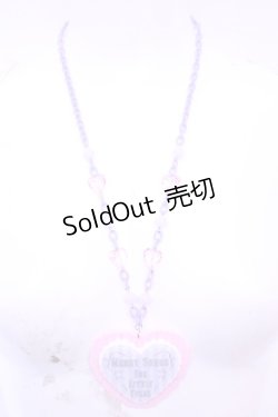 画像2: Angelic Pretty / MELODY TOYSハートネックレス  ピンク×ラベンダー O-25-12-25-1050-AP-AC-OW-ZT0110C