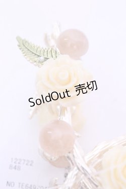 画像2: axes femme POETIQUE / ローズヘアークリップ  生成り O-25-12-25-1056-AX-AC-IG-OS