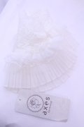 axes femme / プリーツレースカフス  シロ O-25-12-25-1060-AX-ZA-IG-OS