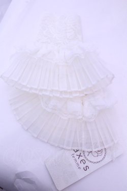 画像2: axes femme / プリーツレースカフス  シロ O-25-12-25-1060-AX-ZA-IG-OS