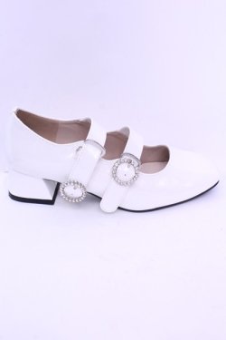 画像7: axes femme POETIQUE / ビジューバックルパンプス Ｌ シロ O-25-12-25-1061-AX-SH-IG-OS