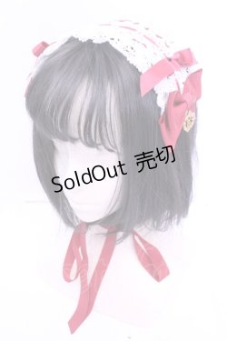 画像1: BABY,THE STARS SHINE BRIGHT / プリンセスドロップヘッドドレス  えんじ O-25-12-25-1066-BA-AC-OW-ZT485-F003