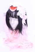 BABY,THE STARS SHINE BRIGHT / ロングリボンレースヘッドドレス  ピンク O-25-12-25-1007-BA-AC-IG-OS