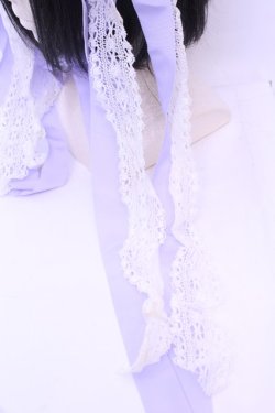 画像2: BABY,THE STARS SHINE BRIGHT / ロングリボンレースヘッドドレス  ラベンダー O-25-12-25-1008-BA-AC-IG-OS