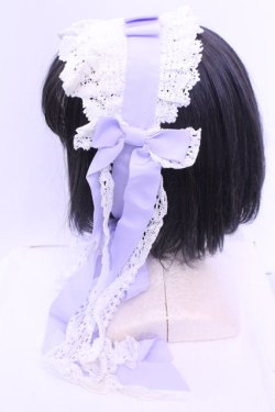 画像3: BABY,THE STARS SHINE BRIGHT / ロングリボンレースヘッドドレス  ラベンダー O-25-12-25-1008-BA-AC-IG-OS